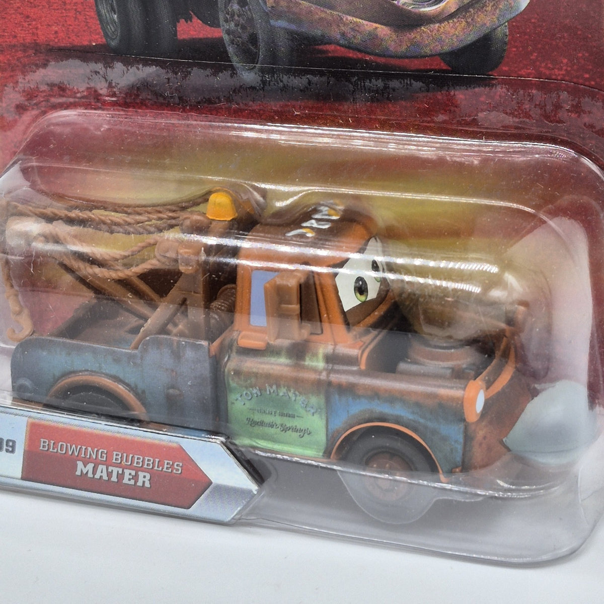 Disney Pixar Cars Final Lap Collection Blowing Bubbles Mater Brown HTF1