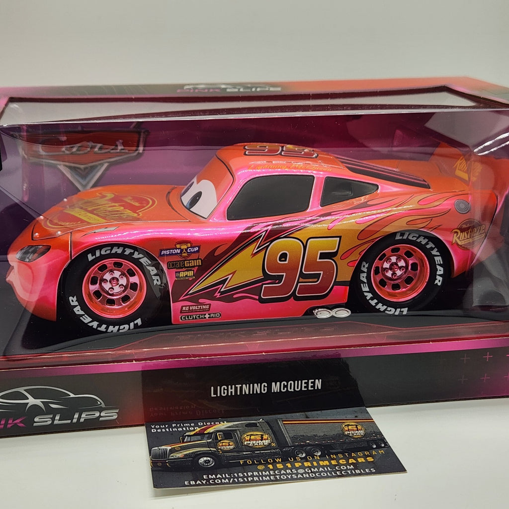 Pink Slips Lightning McQueen Jada Disney Pixar Cars 1:24 Diecast 2026 Walmart0
