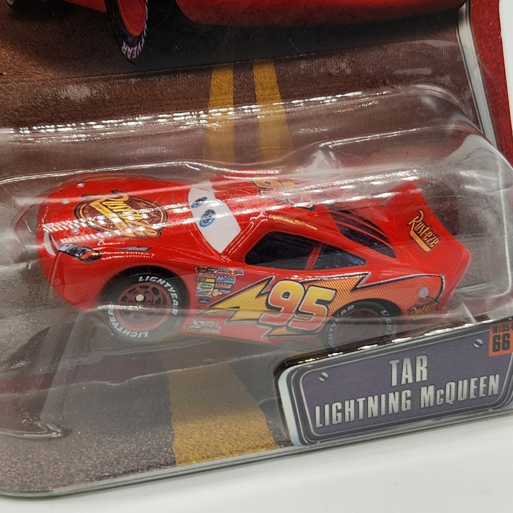 Tar Lightning McQueen #66 Disney Pixar Cars 2008 The World of Cars 1:552