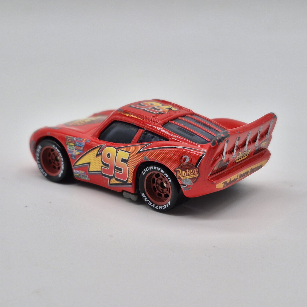Bug Mouth Lightning Mcqueen Loose Disney Pixar Cars 1:55 Diecast Used2
