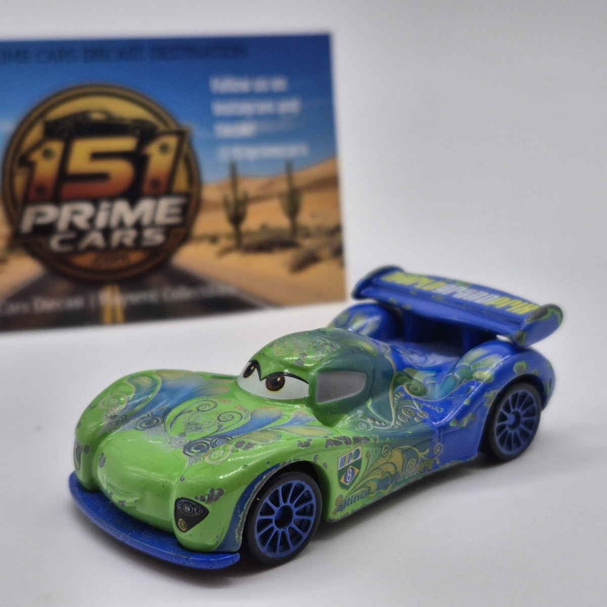 TOMICA 2011 Carla Veloso Disney Pixar Cars 1:64 Diecast Car0