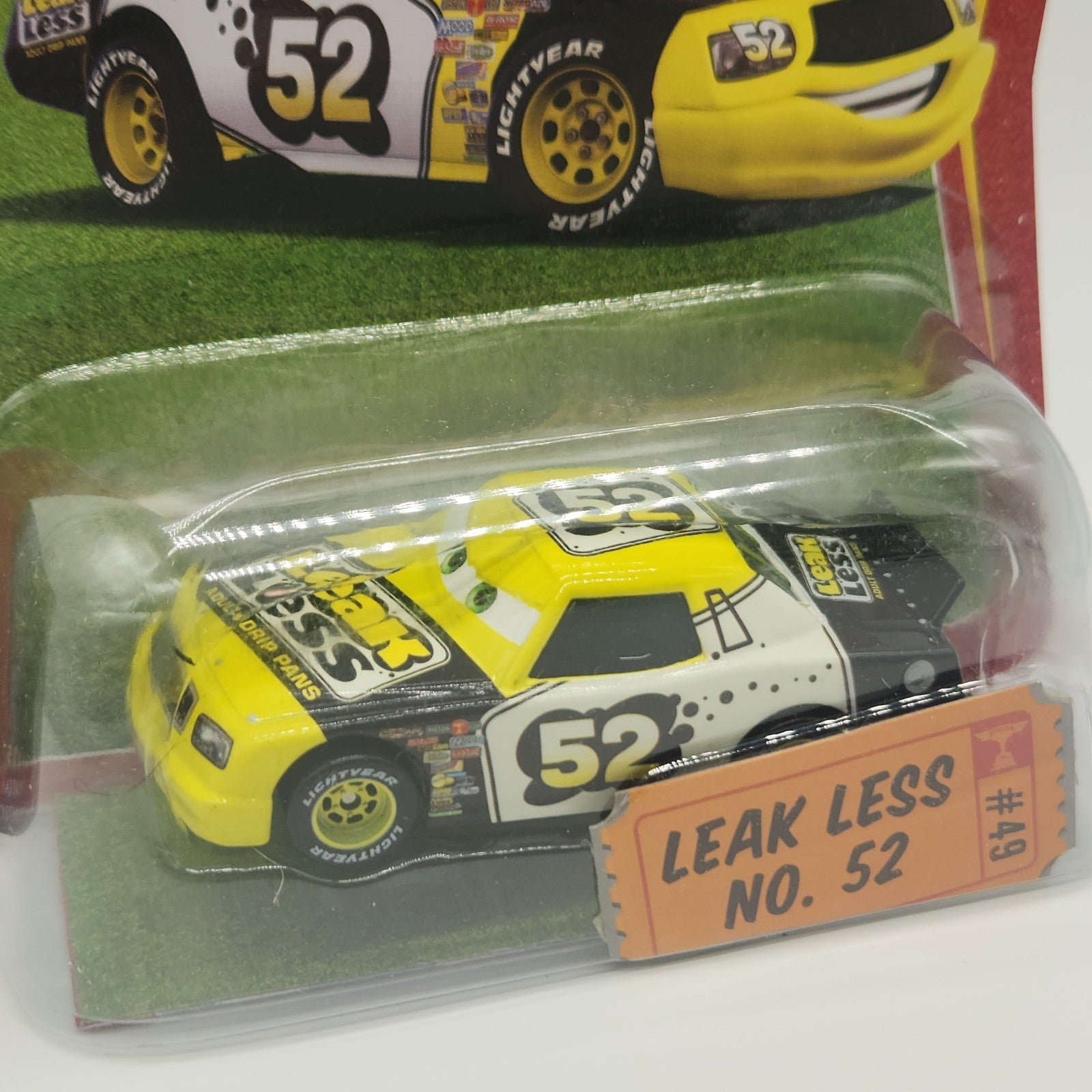 DISNEY PIXAR CARS LEAK LESS NO.52 RACE O RAMA #49 THE WORLD OF CARS 20091