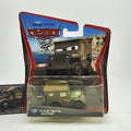 Disney Pixar Cars 2 Race Team Sarge Diecast New 2010 1:55 Mattel Diecast0