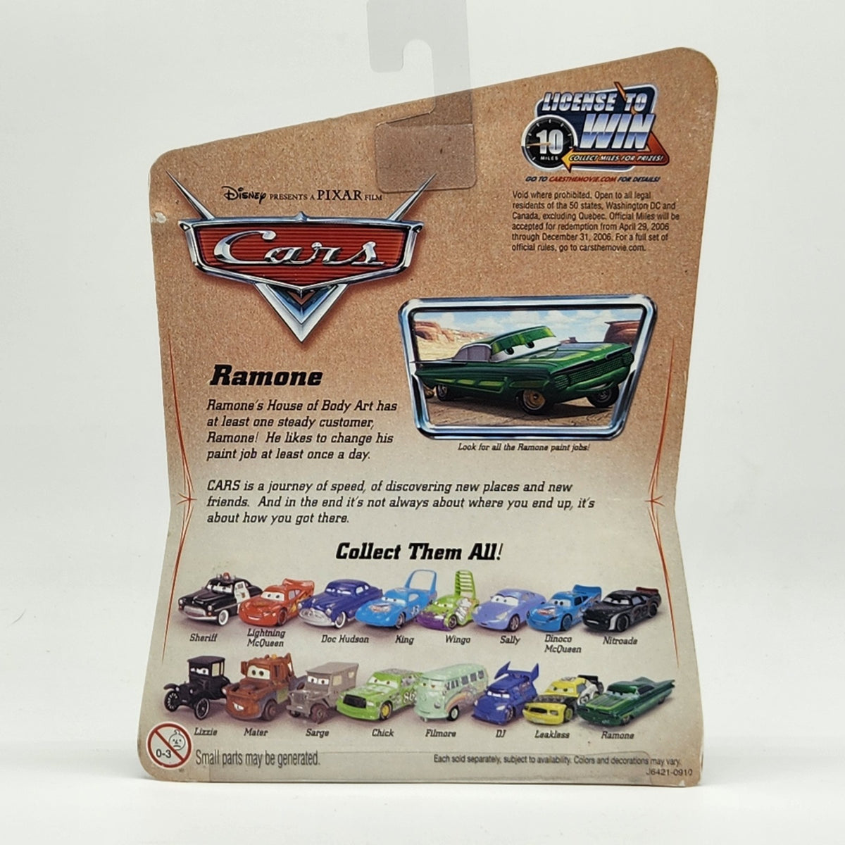 2005 Mattel Disney Pixar Cars Green Ramone Desert Series Diecast Vehicle2