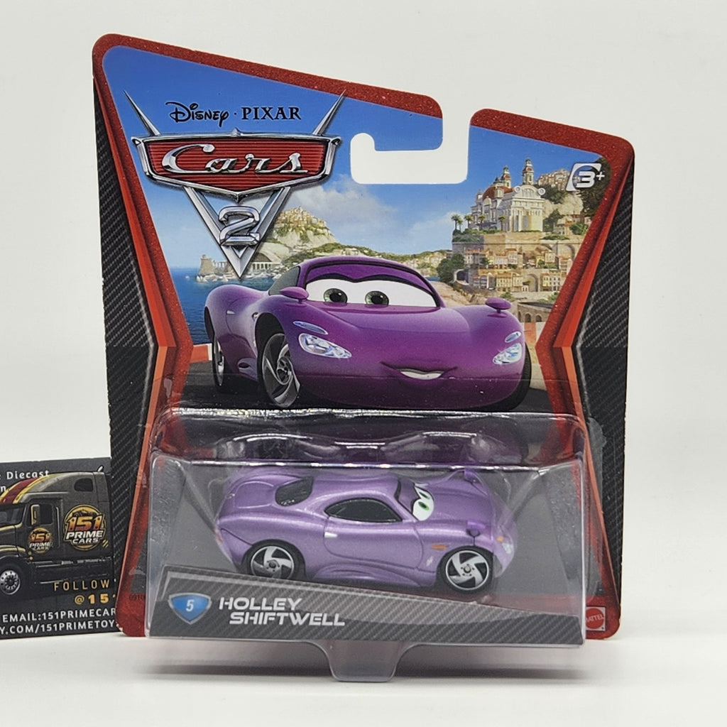 Holley Shiftwell 2011 Disney Pixar Cars 2 Purple Diecast 1:550