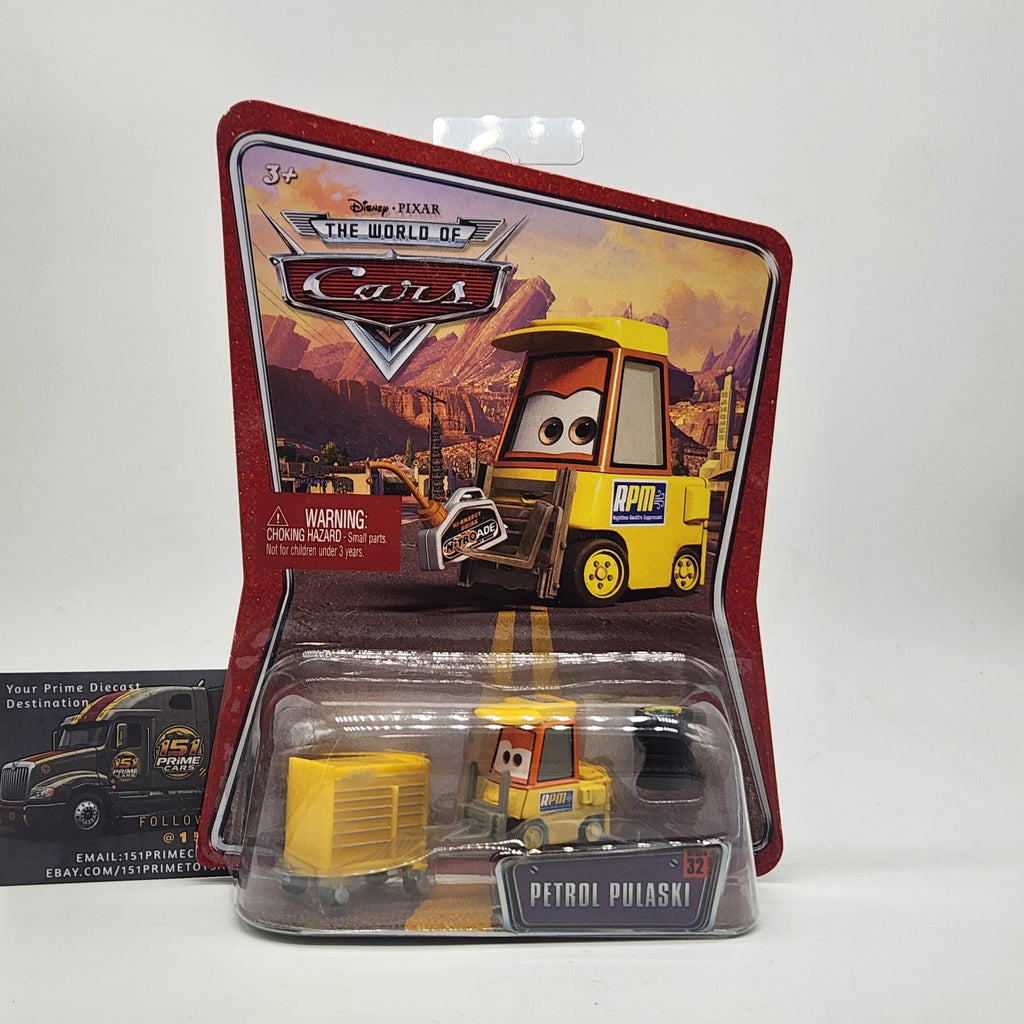 Disney Pixar The Cars World Of Cars 2007 PETROL PULASKI #32 Diecast 0