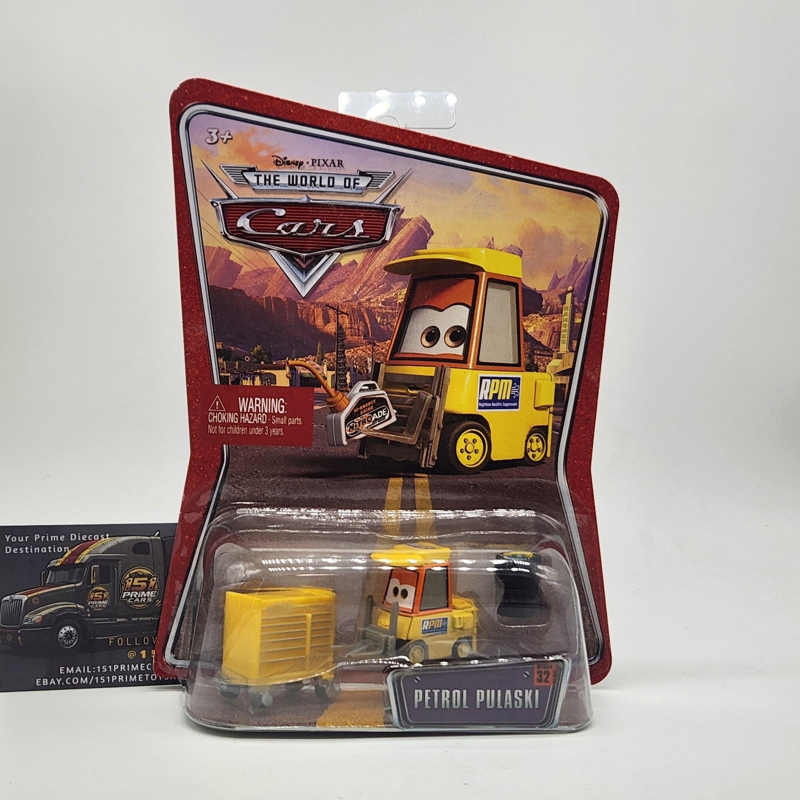 Disney Pixar The Cars World Of Cars 2007 PETROL PULASKI #32 Diecast 0