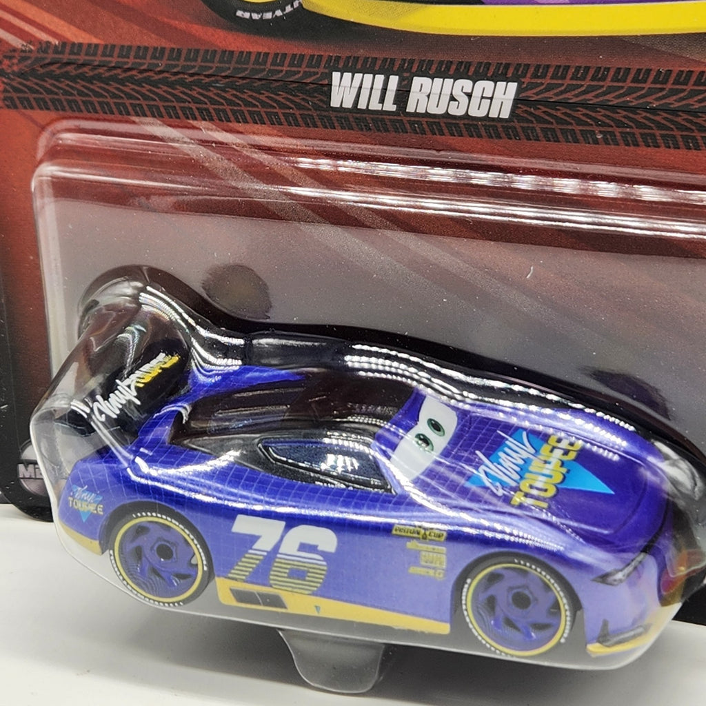 Will Rusch 2026 Disney Pixar Cars Vinyl Toupee Next Gen Racer 1:55 Diecast1