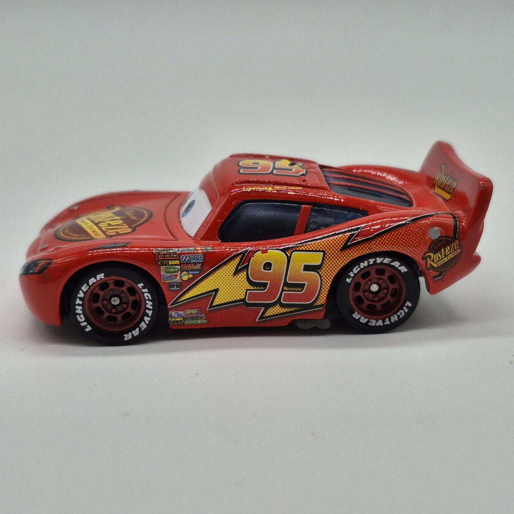 Classic Lightning McQueen Loose Disney Pixar Cars 1:55 Diecast Car Rusteze2