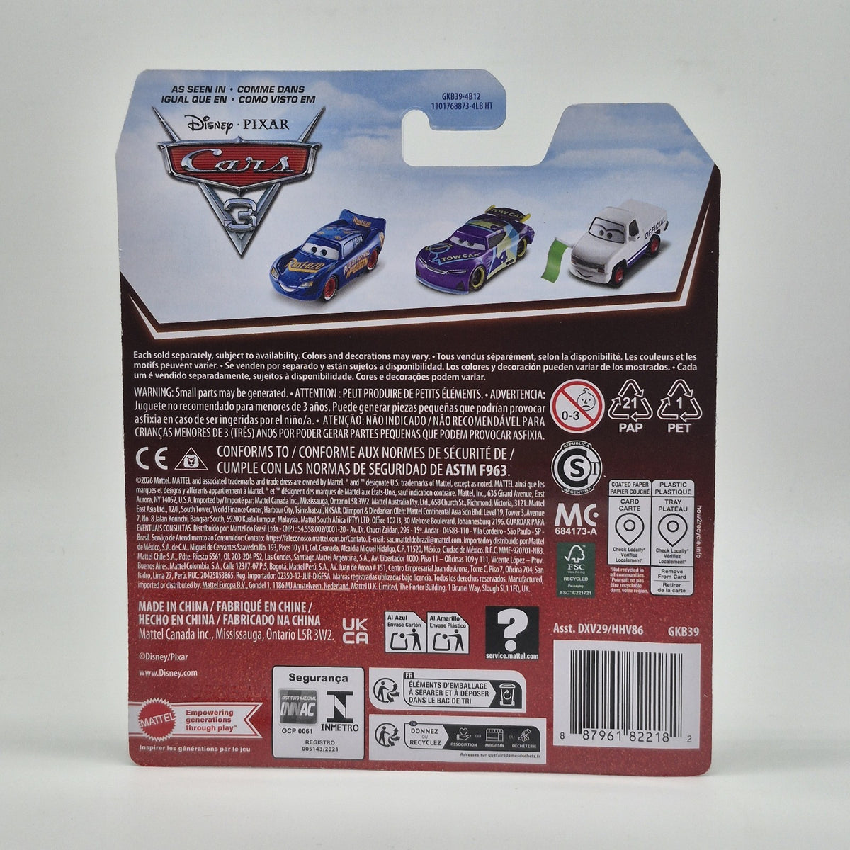 Aaron Clocker 2027 Disney Pixar Cars 1:55 Revolting Next Gen Racer Diecast2