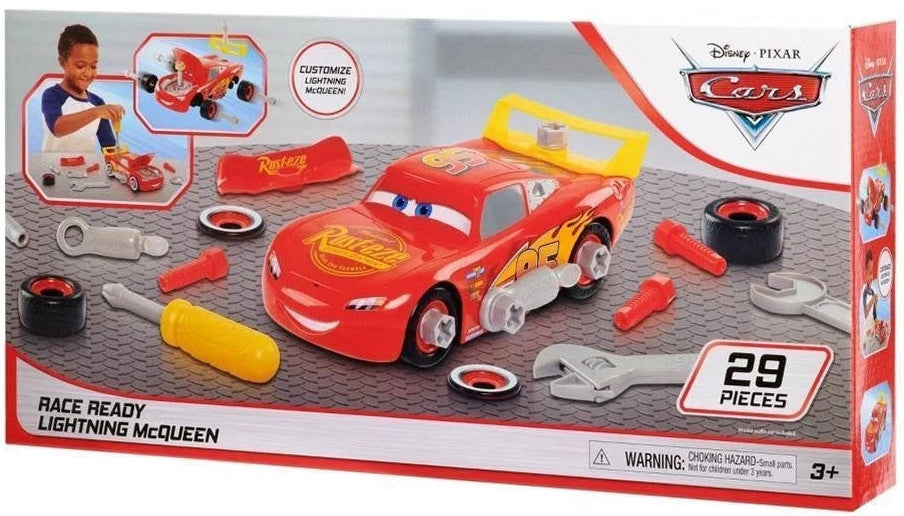 Race Ready Lightning McQueen Kids Car Builder Playset Disney Pixar Cars Toy4
