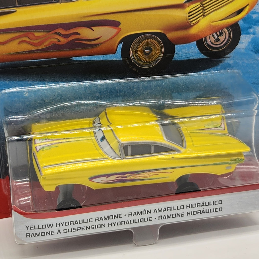 2018 Disney Pixar Cars YELLOW HYDRAULIC RAMONE 1:55 DieCast Car Radiator Springs2