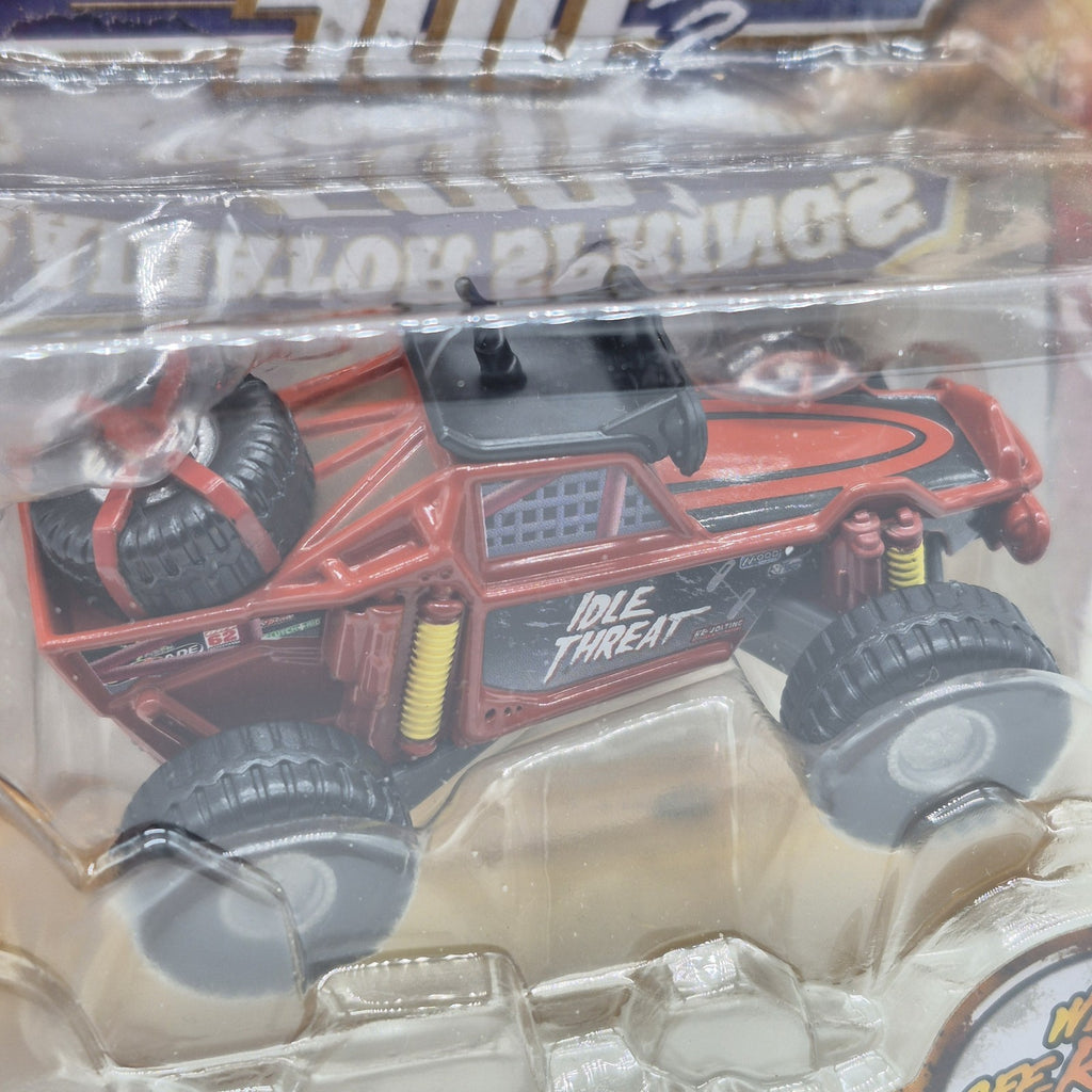 DISNEY PIXAR CARS THE RADIATOR SPRINGS 500 1/2 IDLE THREAT WITH OFF ROAD TIRES2