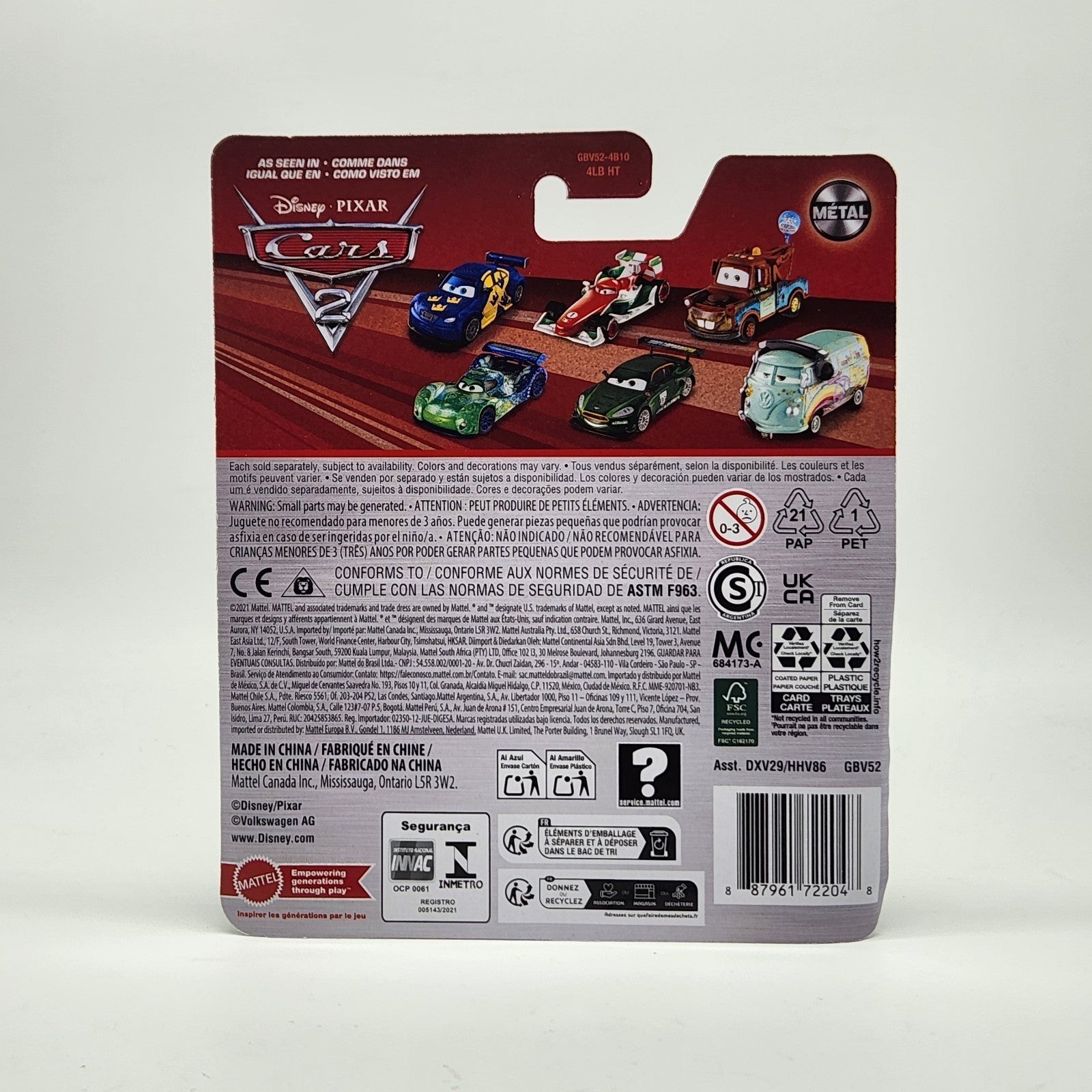 Raoul Caroule 2025 Disney Pixar Cars France 1:55 Diecast Mattel2