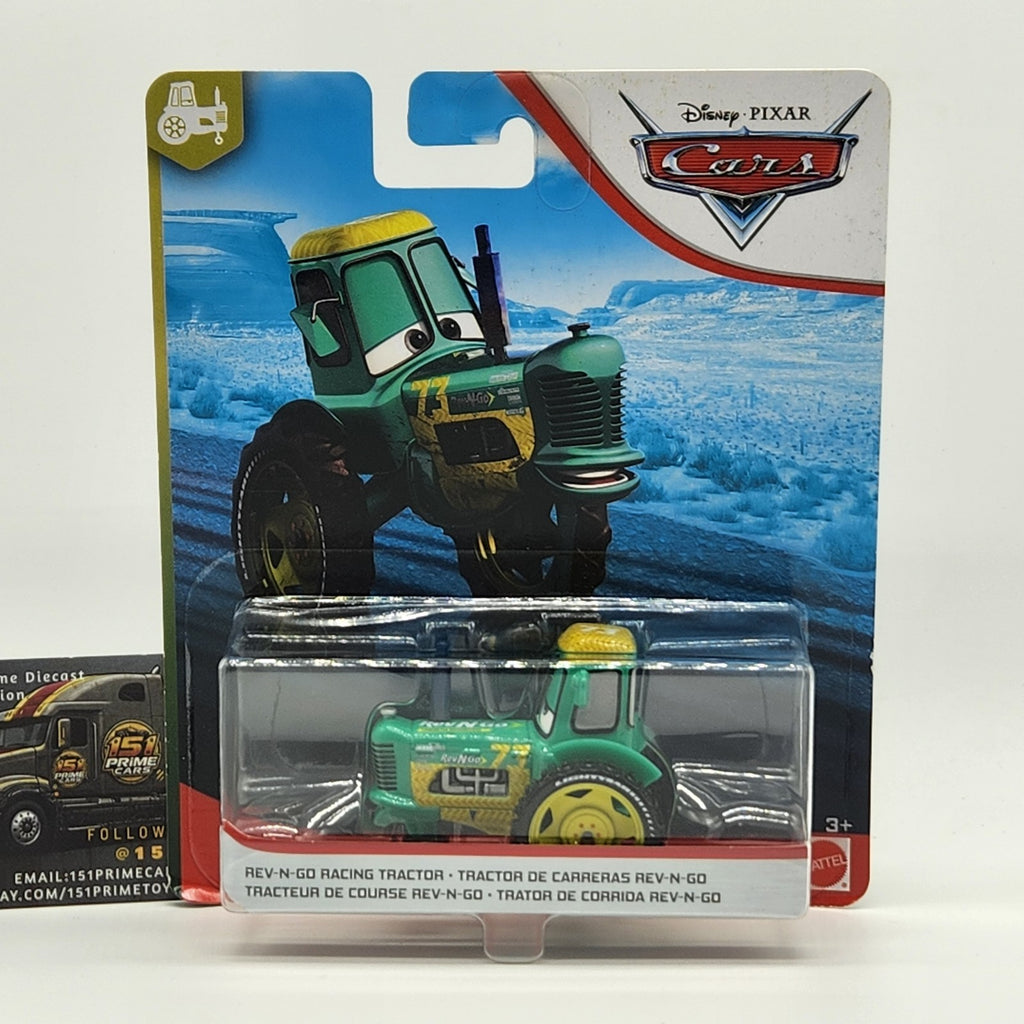 2018 Disney Pixar Cars TRACTOR TRAINING Rev N Go Racing Tractor GBV57 1:55 Toy0