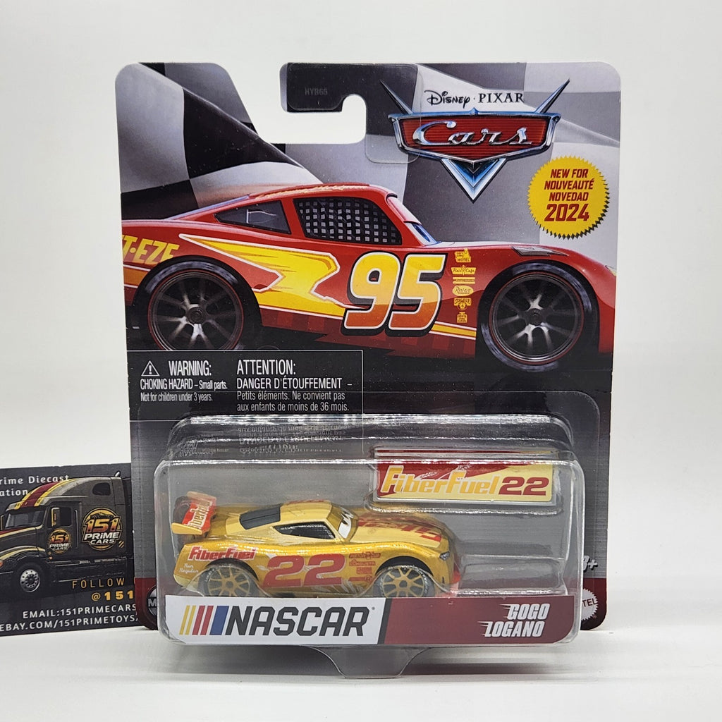 Mattel Disney Pixar Cars NASCAR GOGO LOGANO Die cast Car 1:550