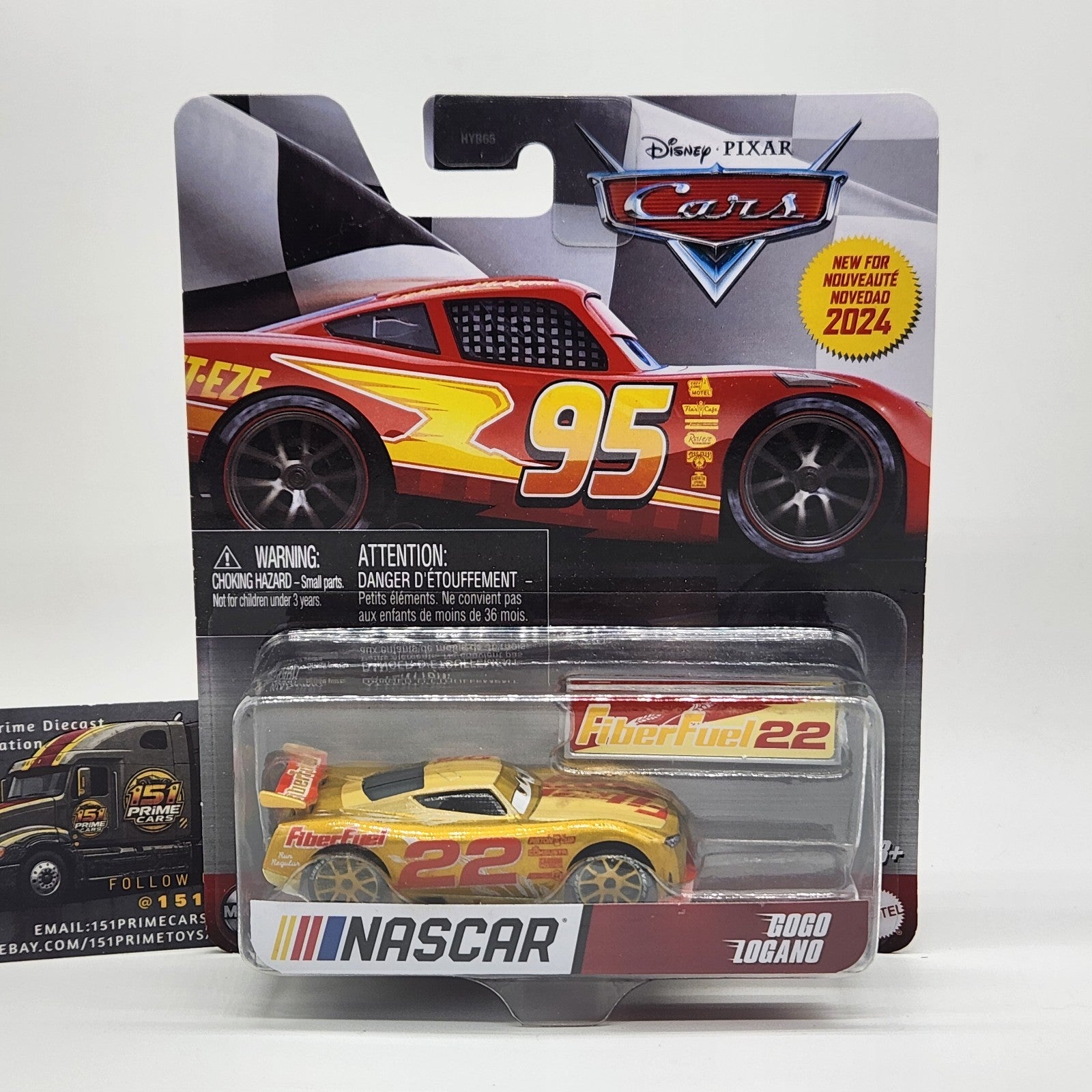 Mattel Disney Pixar Cars NASCAR GOGO LOGANO Die cast Car 1:550