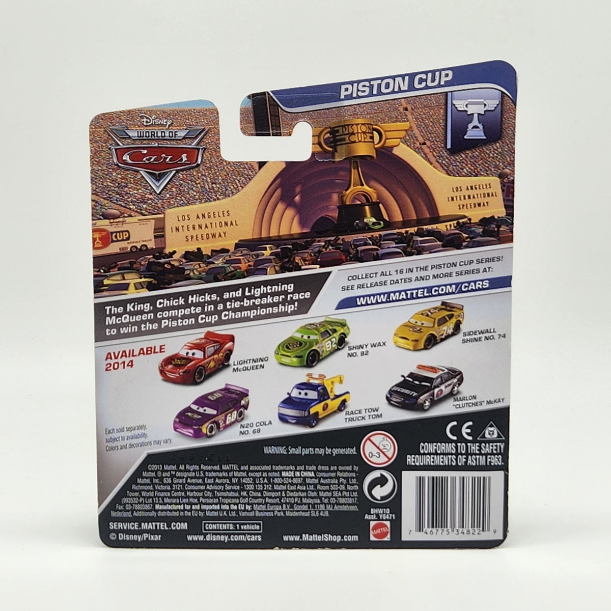 N20 Cola #68 2014 Piston Cup Disney Pixar Cars 1:55 Mattel Diecast Toy2