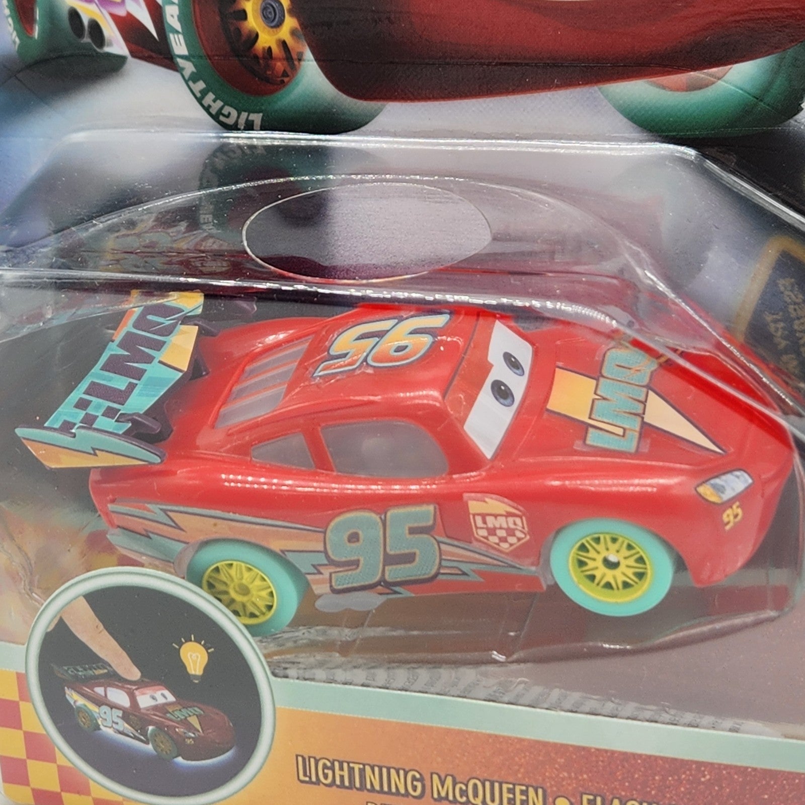Disney Pixar Cars Light Up Lightning McQueen Race To Celebrate Mattel New 20261
