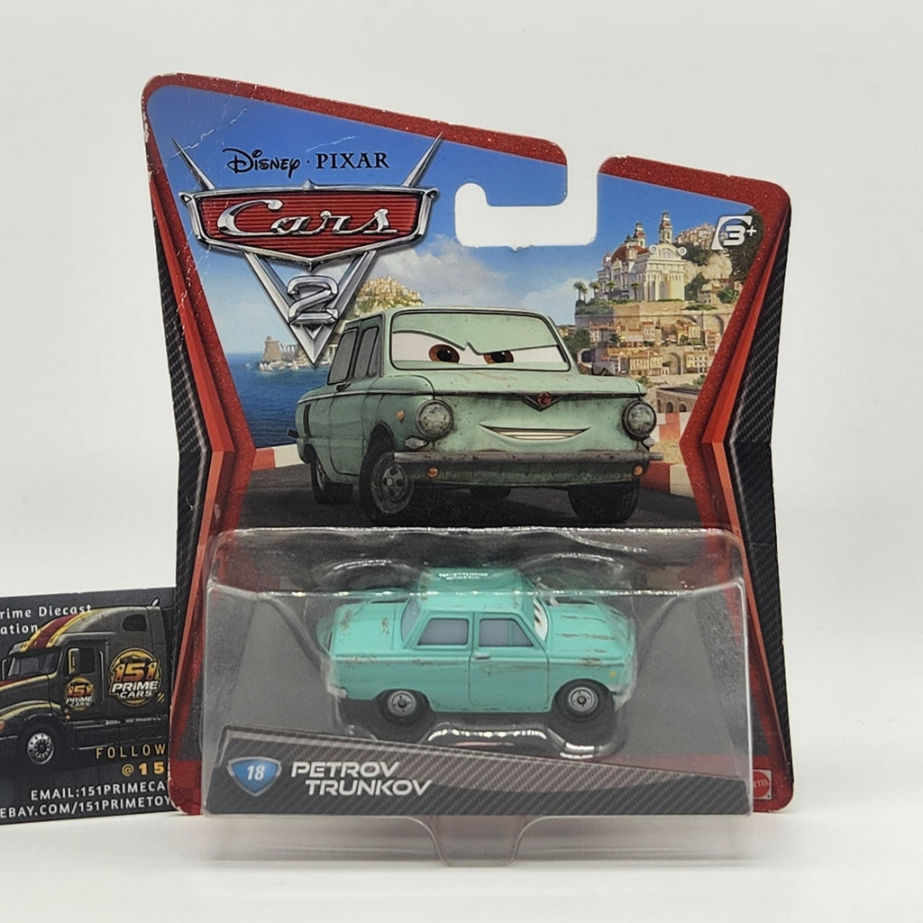 PETROV TRUNKOV 2010 Disney Pixar Cars 2 Diecast 1:55 Mattel0
