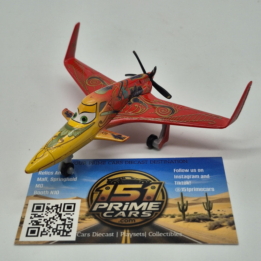 Ishani 2013 Disney Pixar Planes 1:55 Diecast Toy Indian Racer Mattel 0