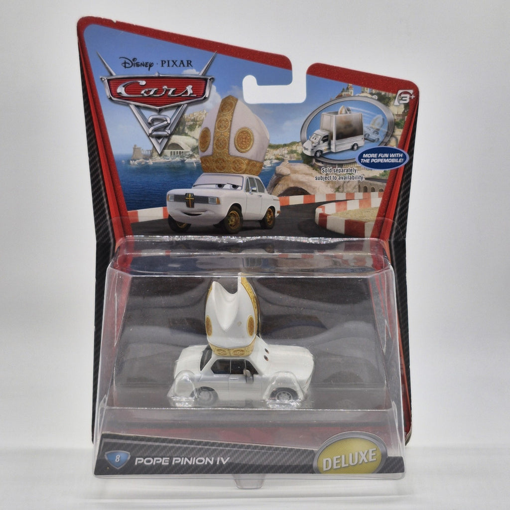 Pope Pinion IV And The Popemobile Set Disney Pixar Cars 2012 Diecast Toy 1:551