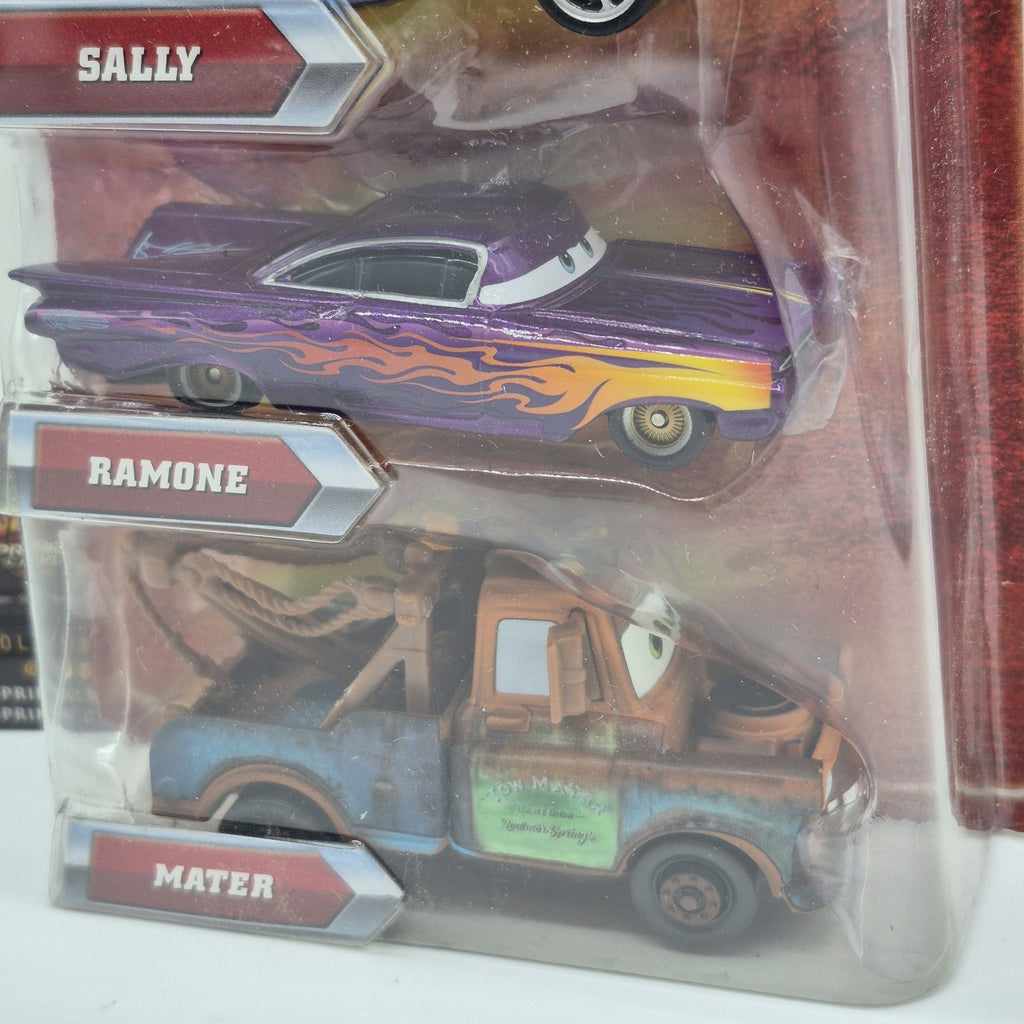 Disney Pixar Cars Sarge Sally Ramone Mater Diecast 4 pack Walmart 20081