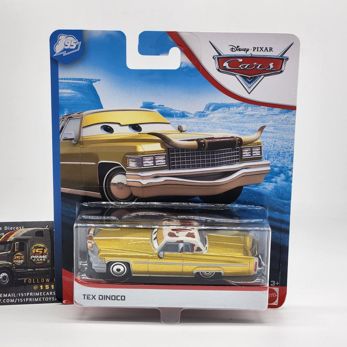 2019 Dinoco Daydream Tex Dinoco Disney Pixar Cars 1:55 Diecast0