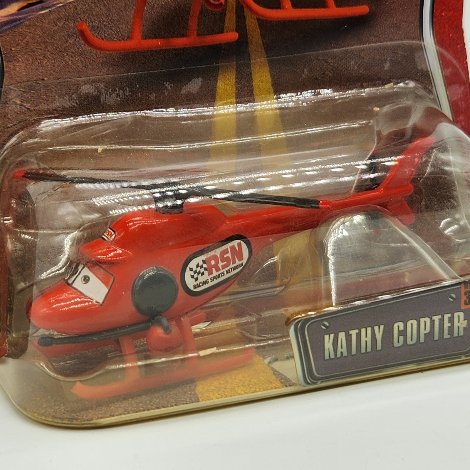 Kathy Copter RSN #31 Disney Pixar The World of Cars 2007   1:55 Diecast1