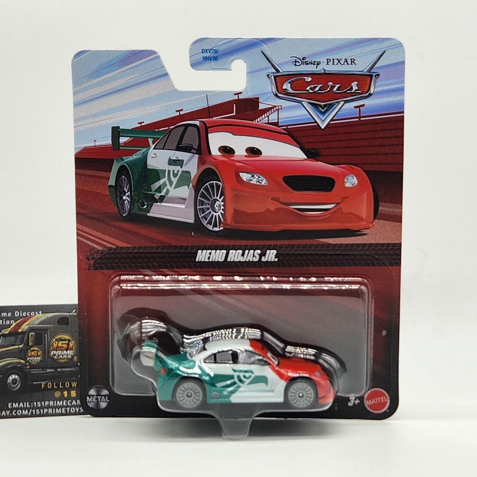 Memo Rojas Jr 2026 Disney Pixar Cars 2 Mexico Car 1:55 Mattel Diecast 0