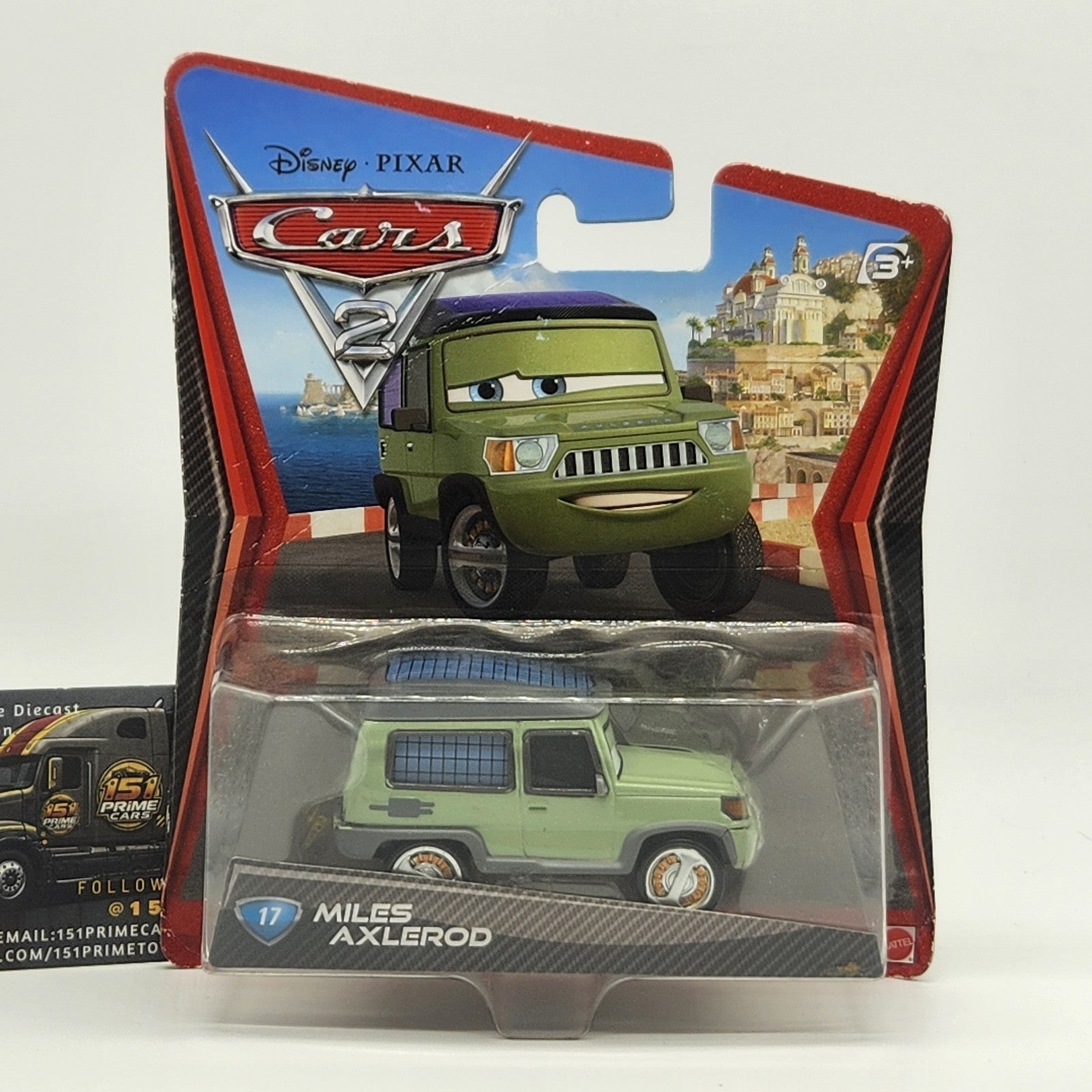 Miles Axelrod 2010 Disney Pixar Cars 2 1:55 Mattel Diecast Toy0