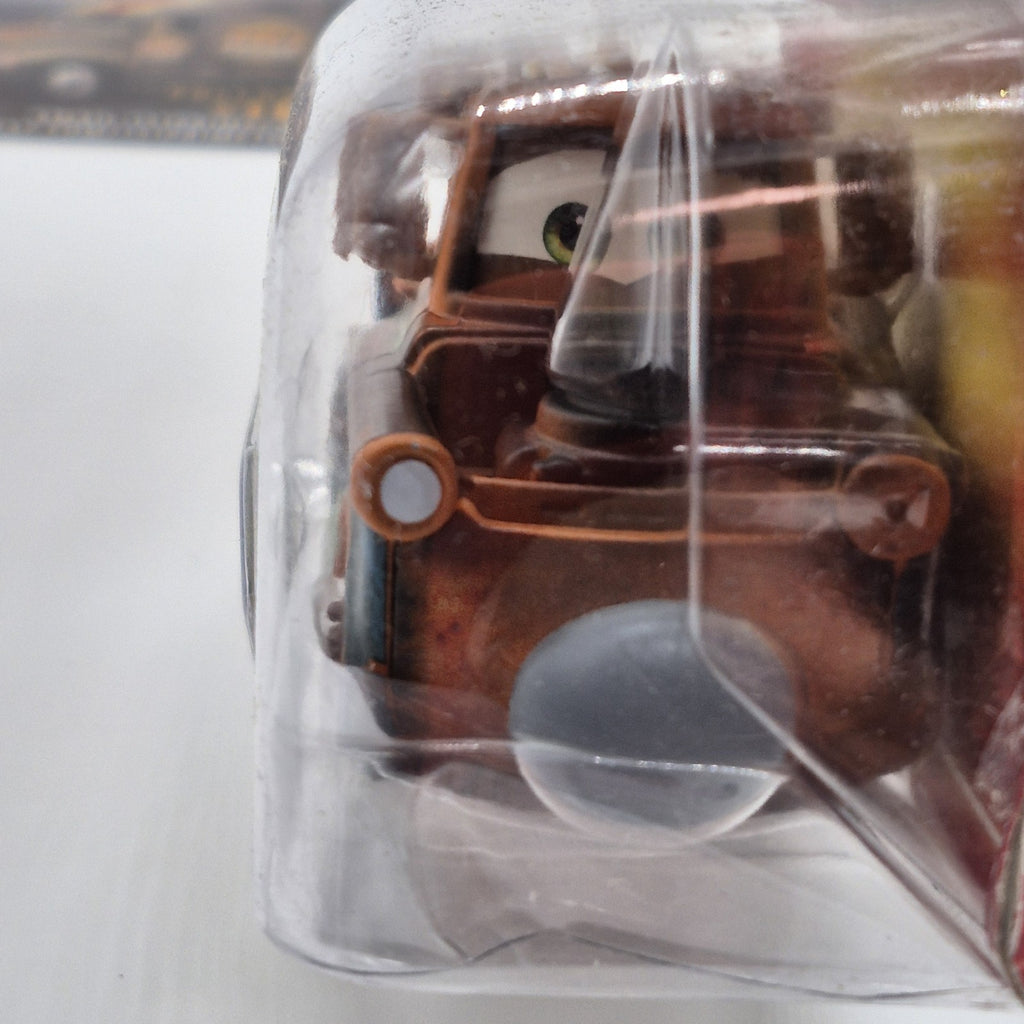 Disney Pixar Cars Final Lap Collection Blowing Bubbles Mater Brown HTF2