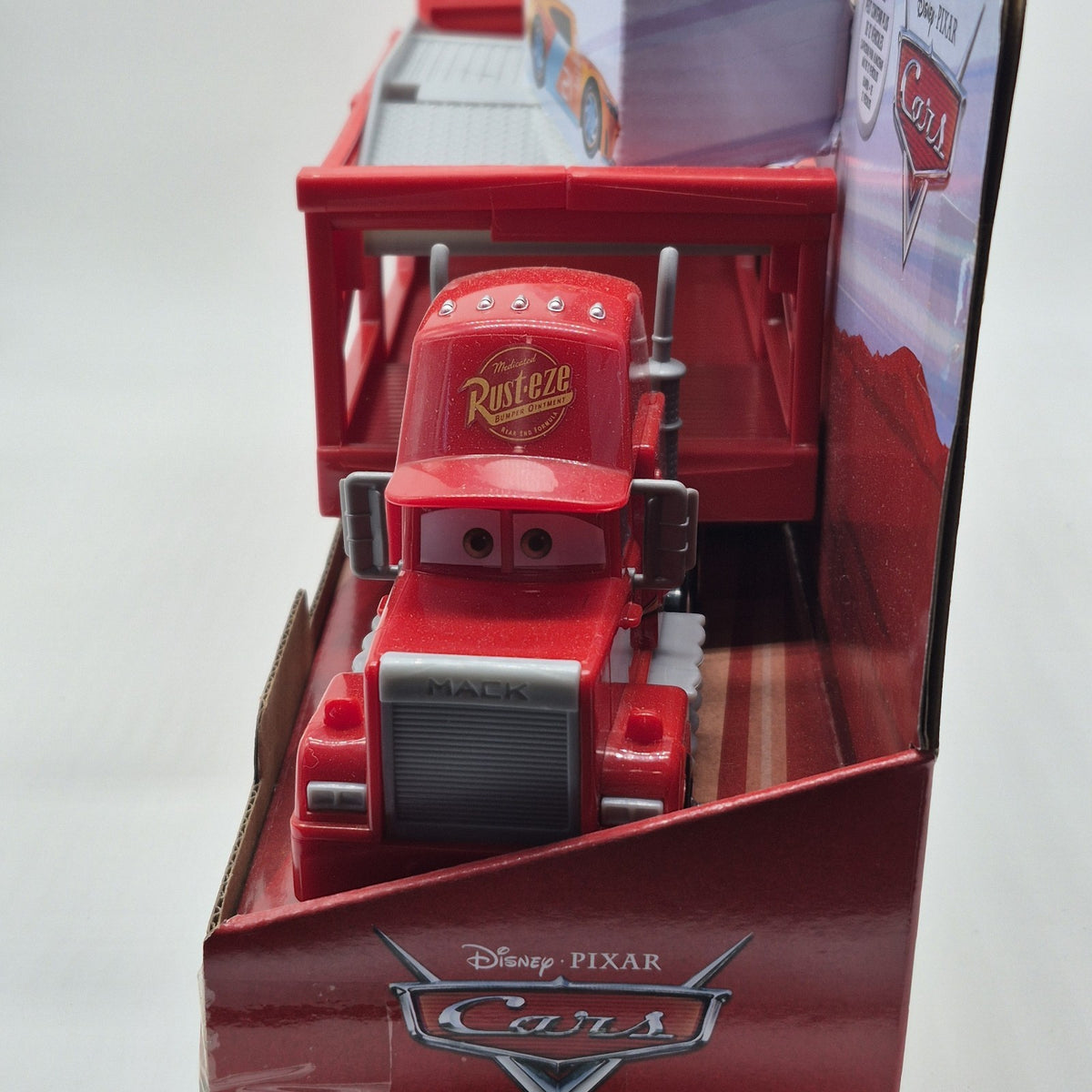 Disney Pixar Cars Mack Hauler Truck For Multiple Vehicles 12 Car Carrier 1:552