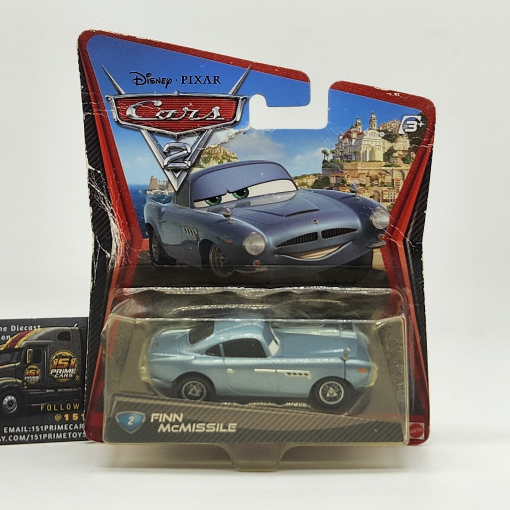 Finn Mcmissile Disney Pixar CARS 2 Movie 2010 1:55 Die Cast Car #20