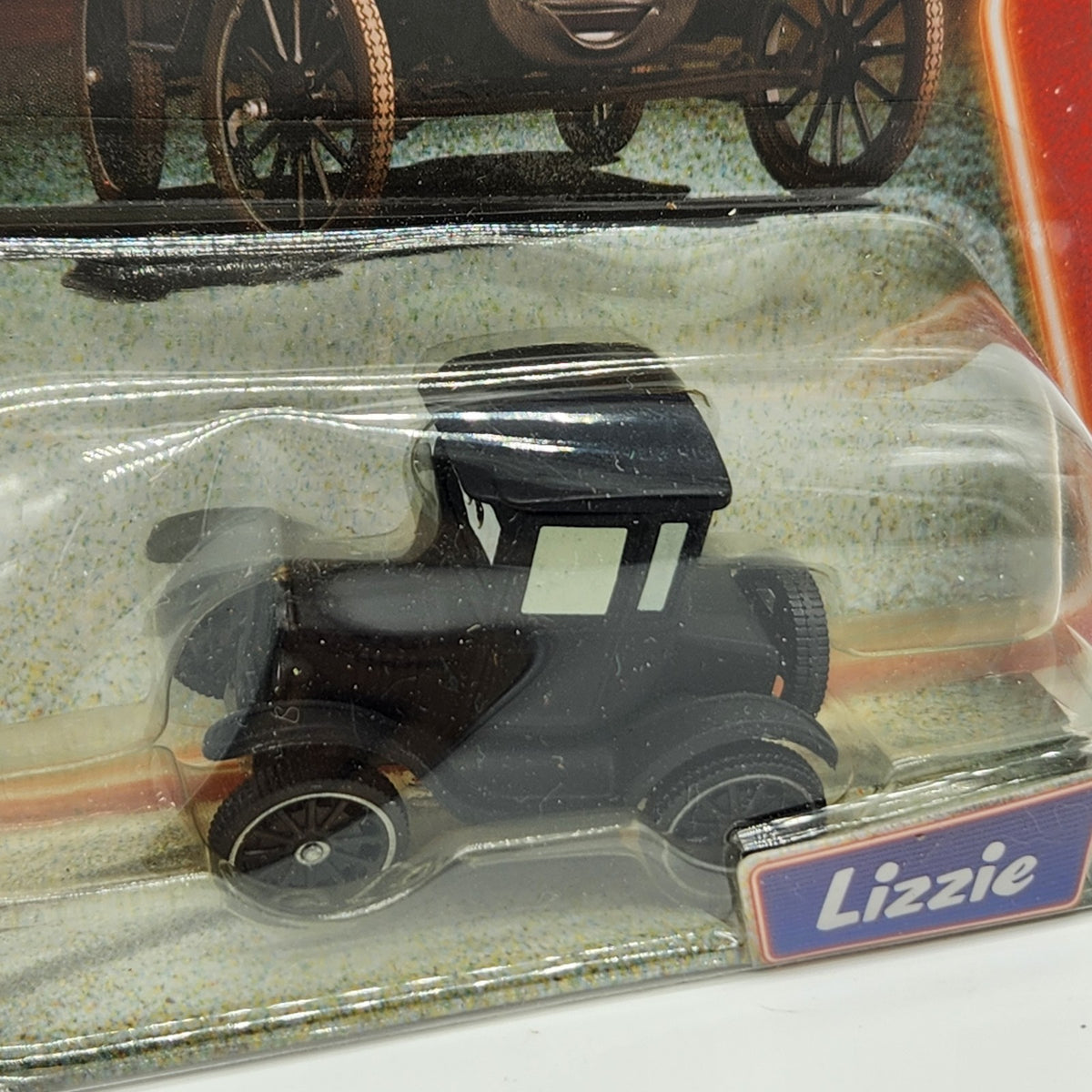 2007 Disney Pixar Cars Supercharged Lizzie Diecast Toy Car Mattel 1:551