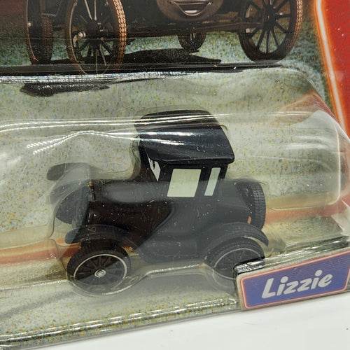 2007 Disney Pixar Cars Supercharged Lizzie Diecast Toy Car Mattel 1:551
