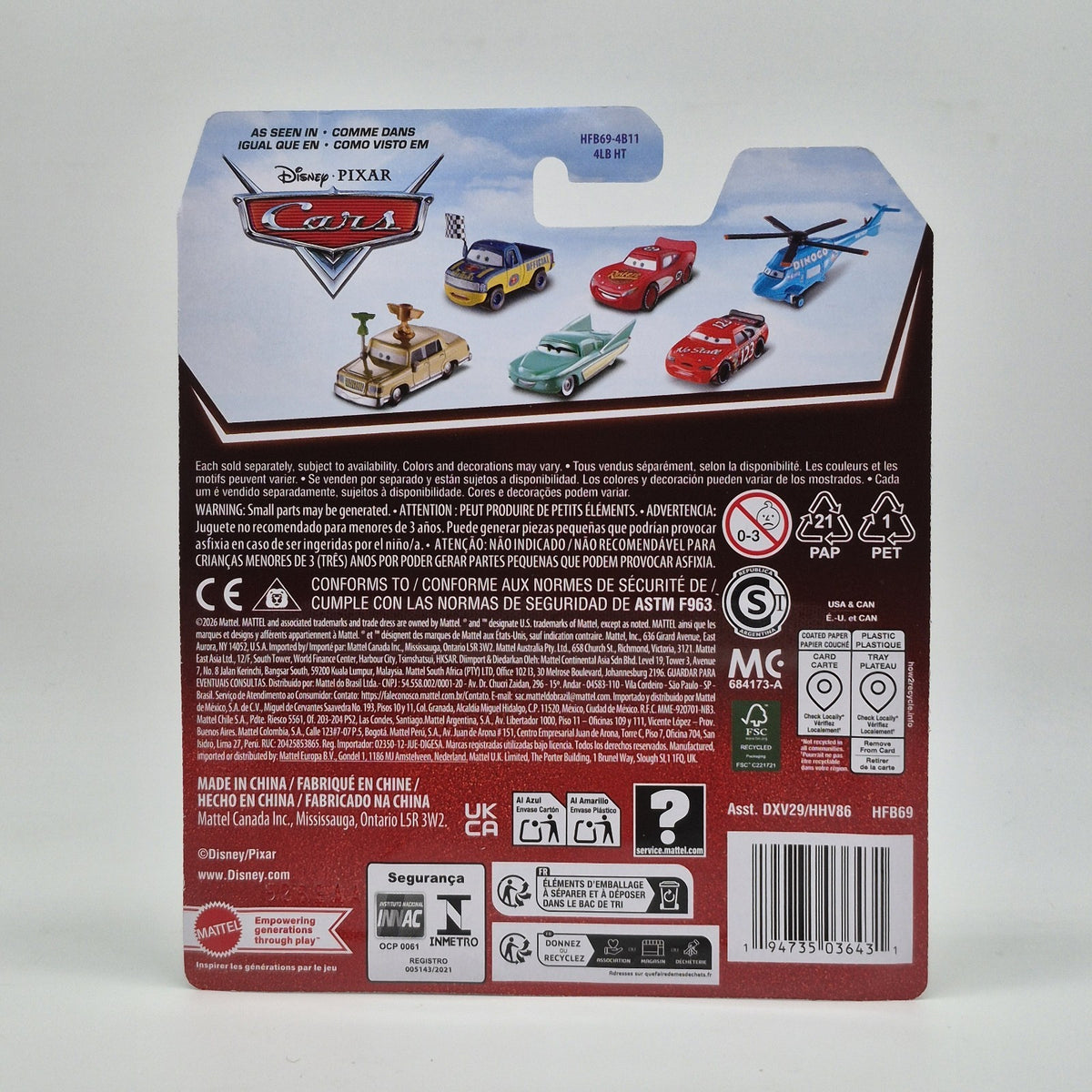 Transforming Lightning McQueen 20th Anniversary Disney Pixar Cars 1:55 Diecast2