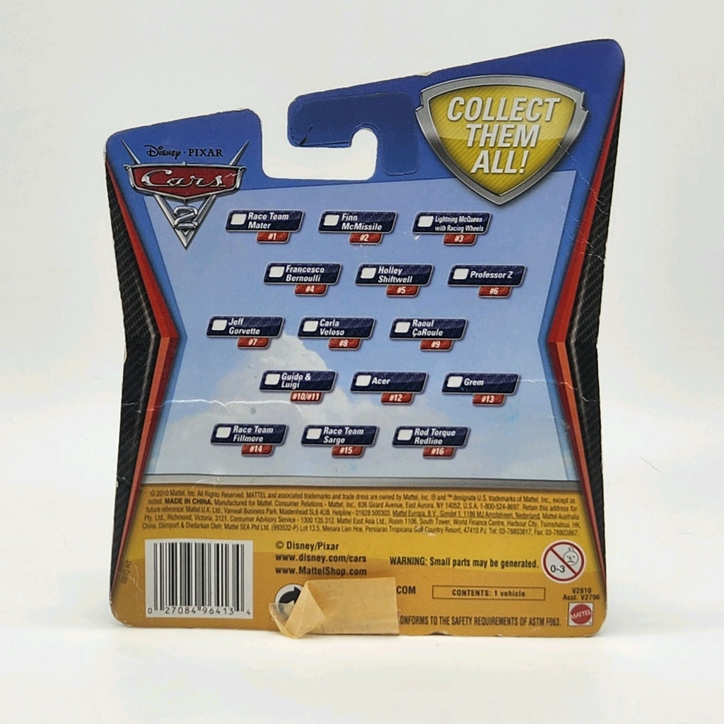 2010 Disney Pixar Cars 2 #16 Rod Torque Redline V28102
