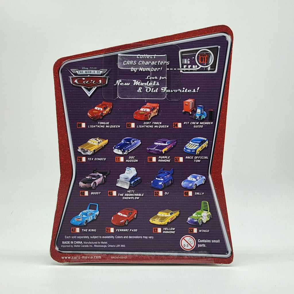 Disney Pixar World of Cars 2009 PIT CREW MEMBER Guido #34 NEW 1:55 Diecast3
