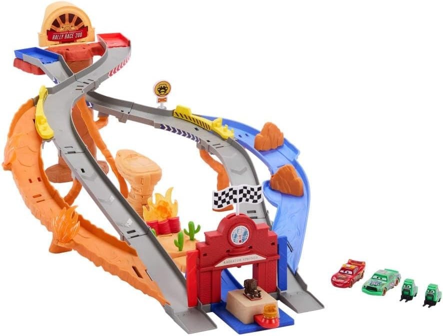Rescue Road Raceway 2025 Disney Pixar Cars Playset 1:55 Mattel Toy NEW1