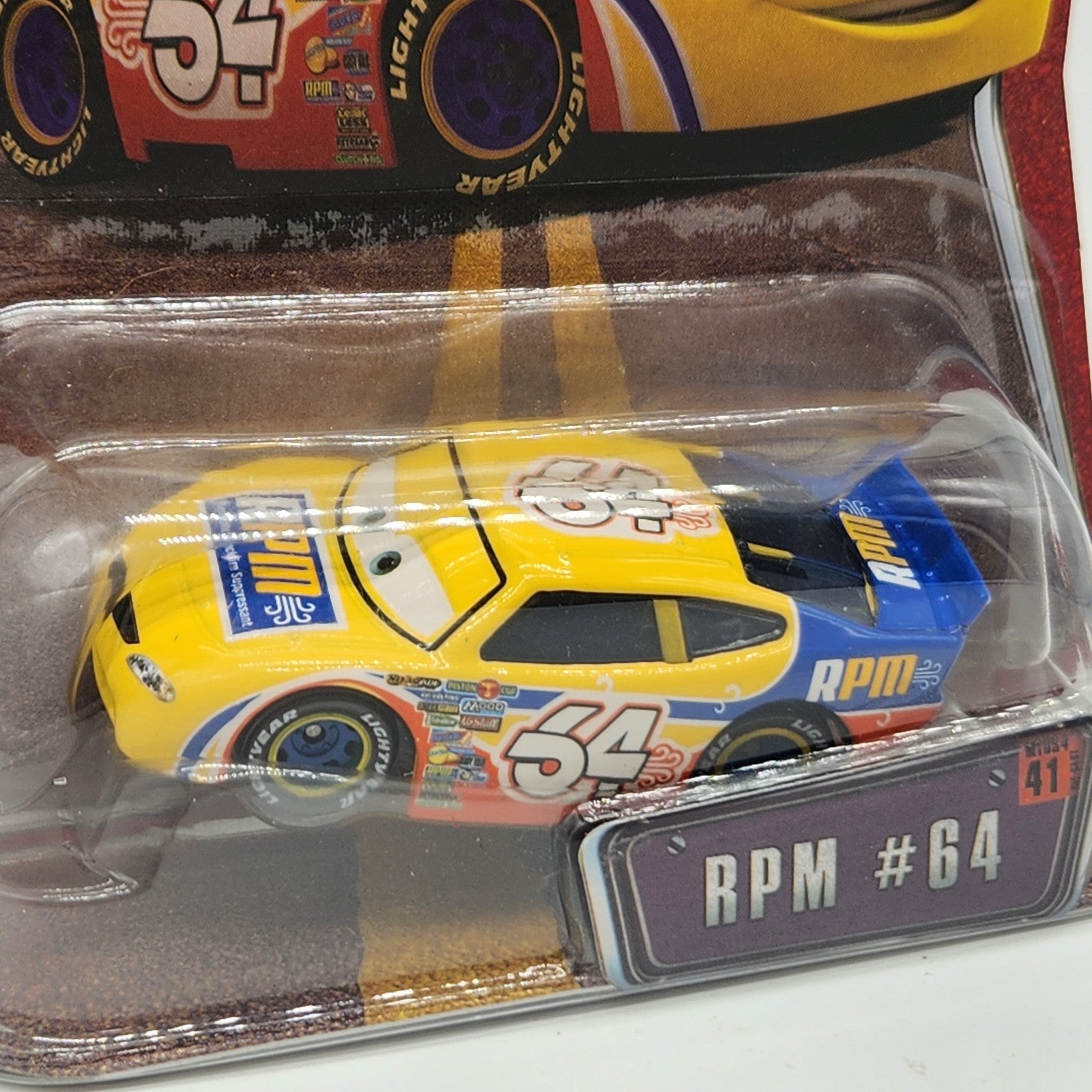 Winford Bradford RPM #64 Disney Pixar World Of Cars 2008 1:55 Diecast Toy1