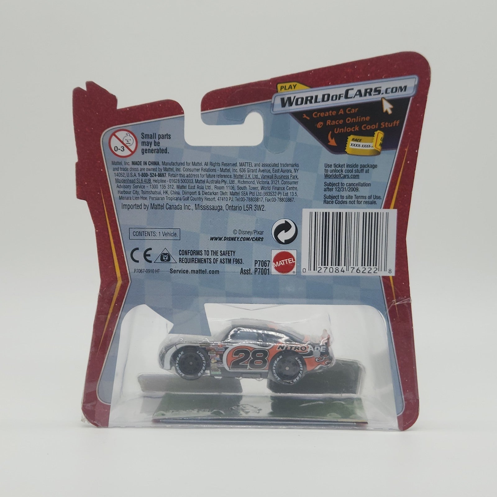 Disney Pixar World of Cars Look! My Eyes Change Nitroade 28 Lenticular 20092