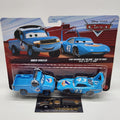 Disney Pixar Cars 2 Pack Dinoco ROGER WHEELER AND STRIP WEATHERS THE KING0