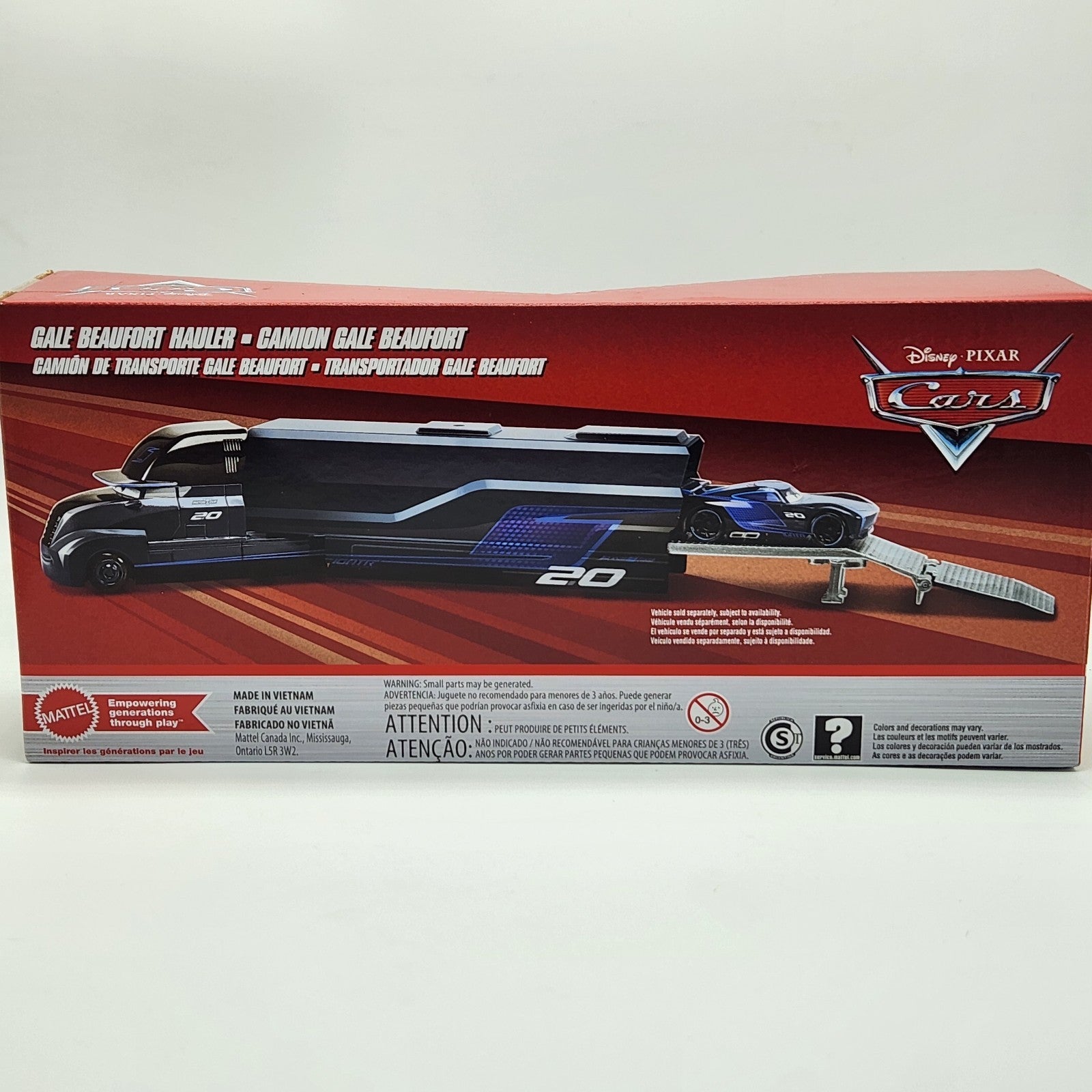 Disney Pixar Cars Gale Beaufort Hauler 1:55 Diecast Truck NEW BOX 20263