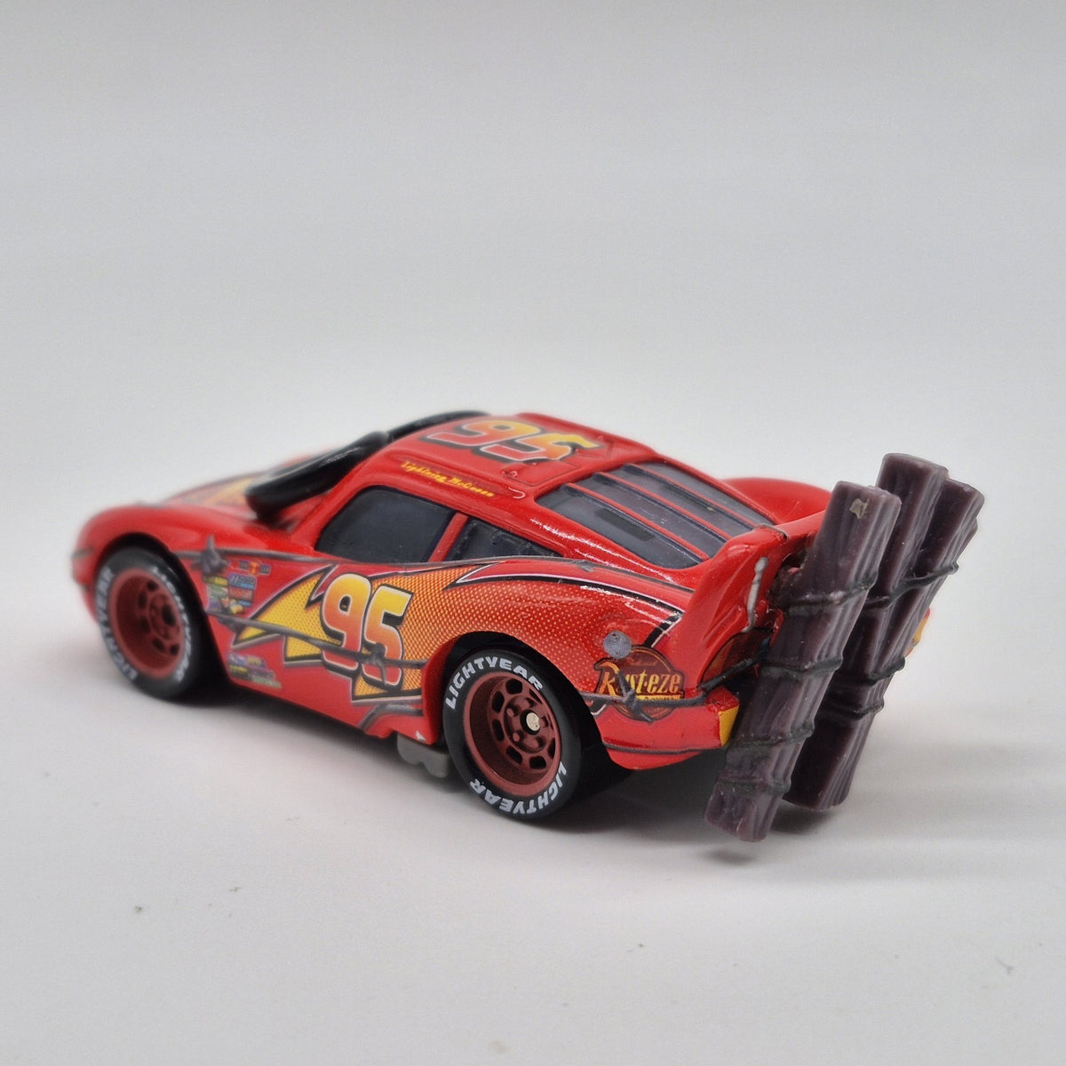 Spinout Lightning Mcqueen Loose Disney Pixar Cars 1:55 Diecast Car Mattel 3