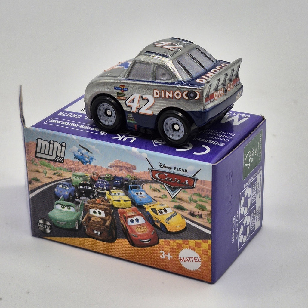 Metallic Silver Chick Hicks Disney Pixar Cars Mini Racers 1:87 Diecast 20261
