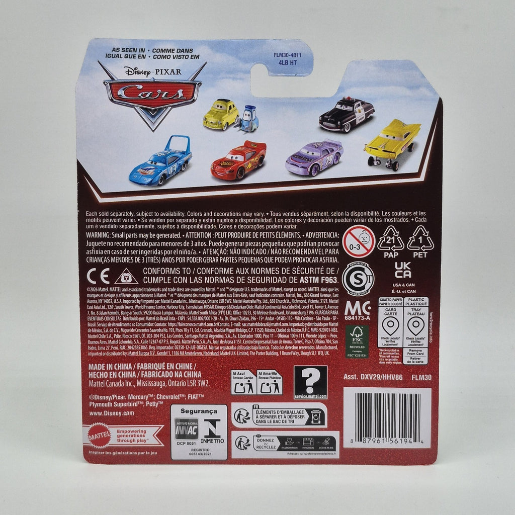 Marlon Clutches Mckay 2026 Disney Pixar Cars 20th Anniversary 1:55 Diecast Car3