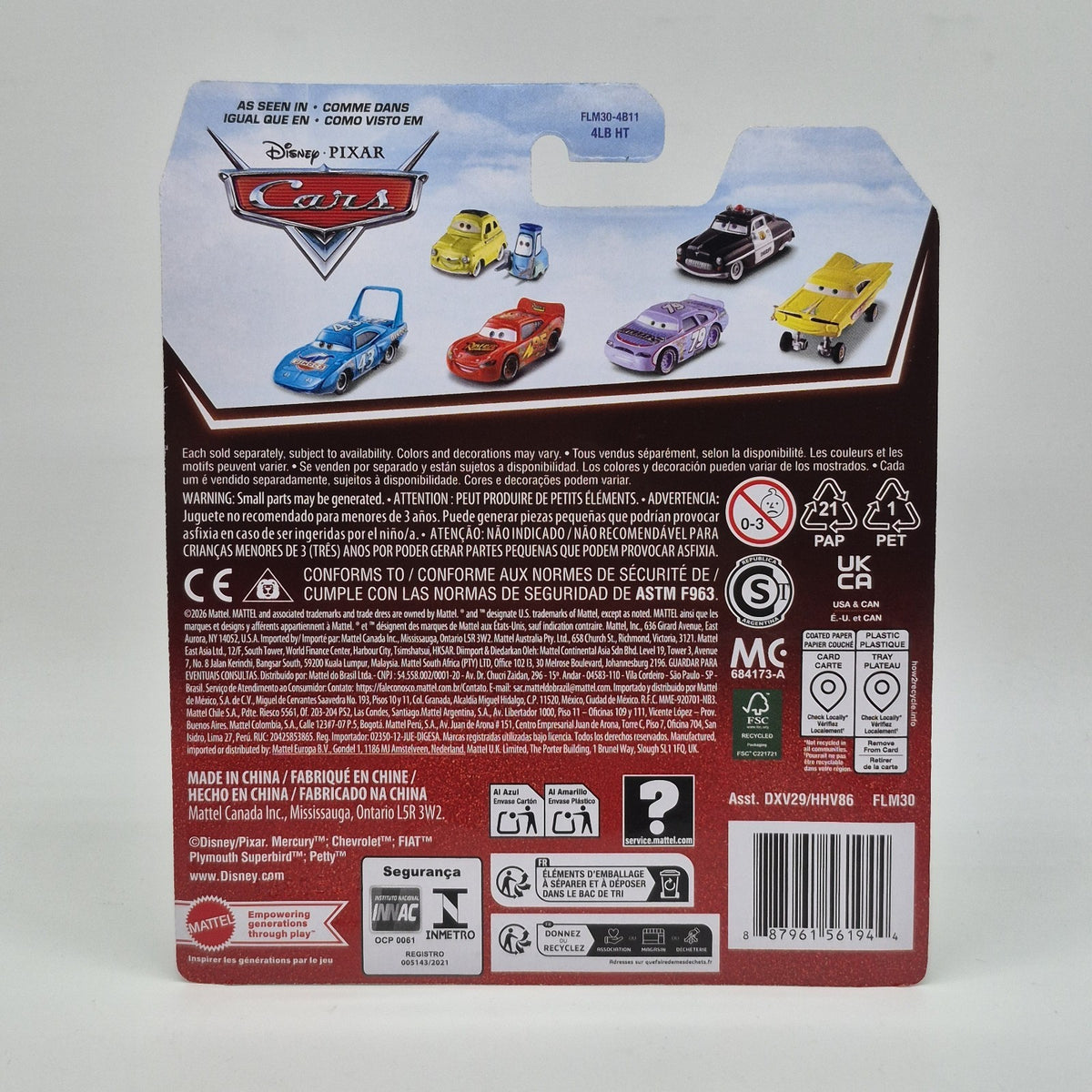 Marlon Clutches Mckay 2026 Disney Pixar Cars 20th Anniversary 1:55 Diecast Car3