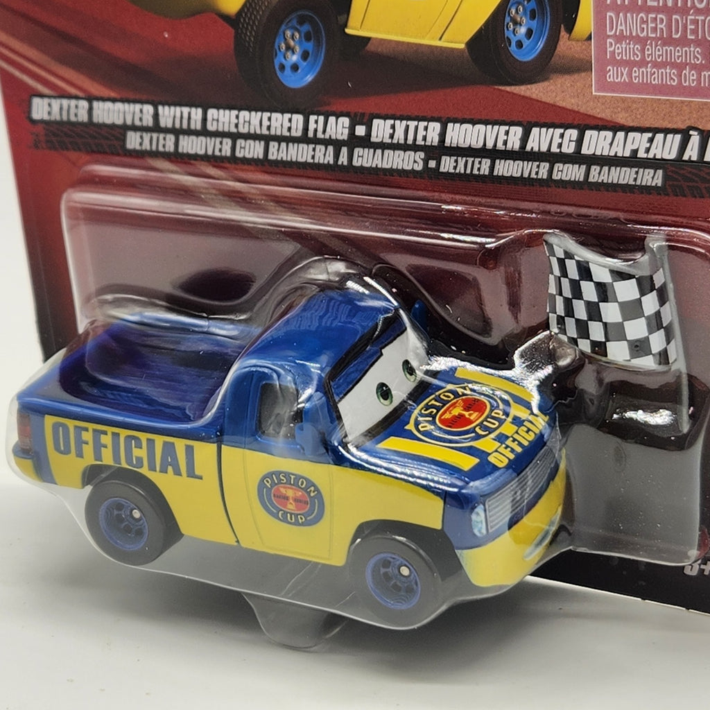 Dexter Hoover With Checkered Flag 2026 Disney Pixar Cars 1:55 Diecast Piston Cup1
