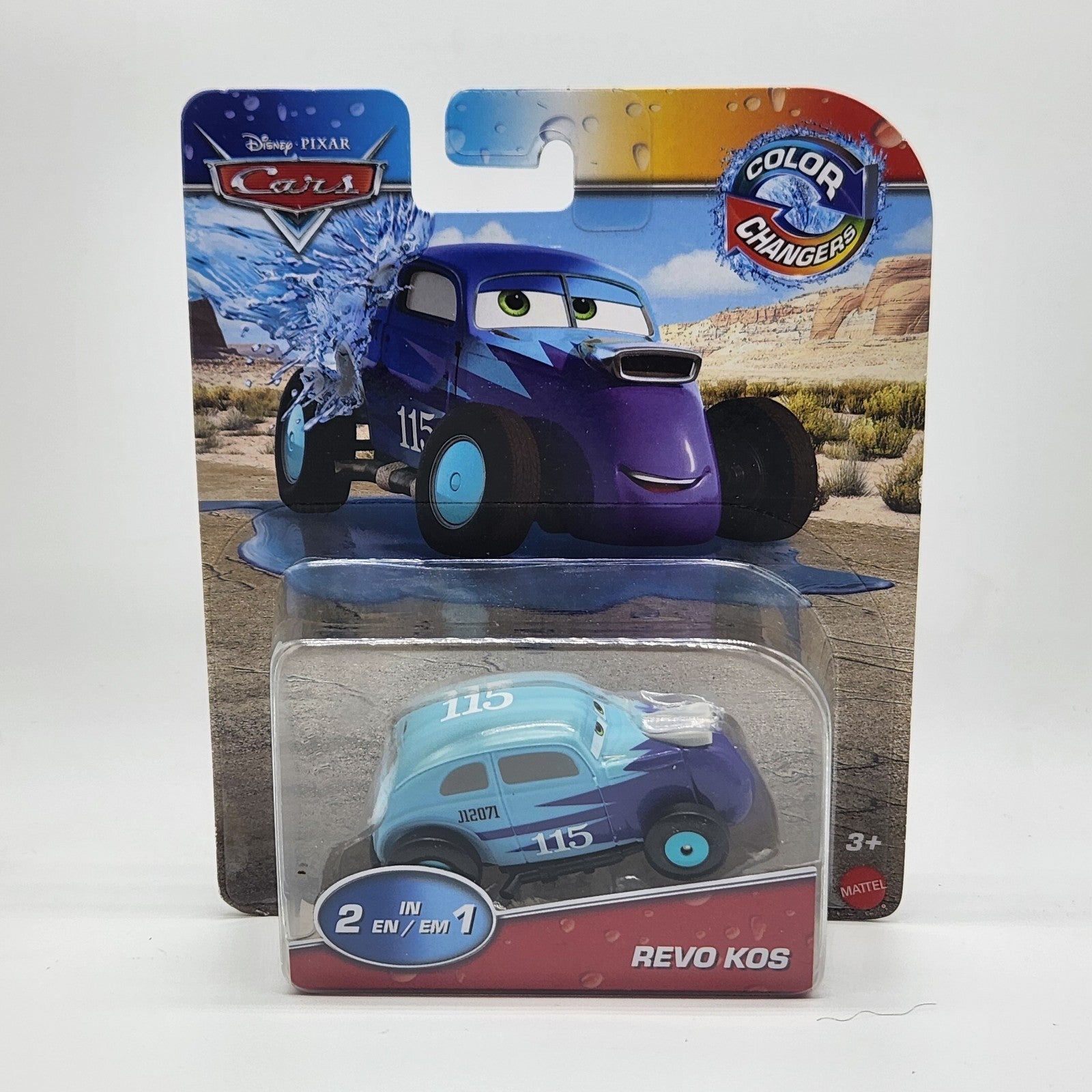 Revo Kos Disney Pixar Cars Color Changers 1:55 Mattel Diecast Toy Car0